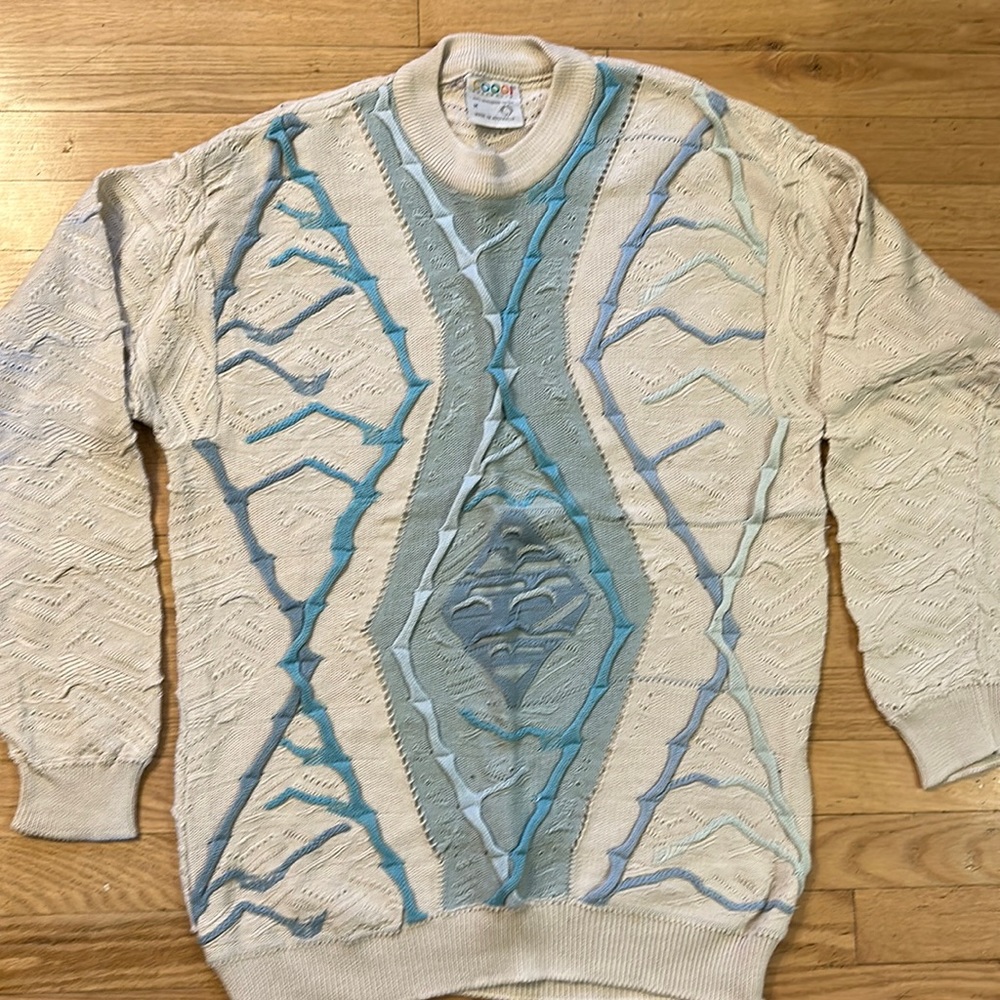 Coogi Classic Cream Crewneck